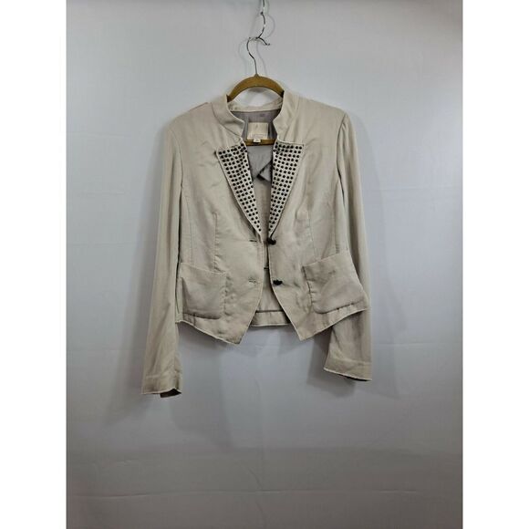 Banana Republic Ladies Blazer.  Tan, Size 8. - Picture 1 of 12